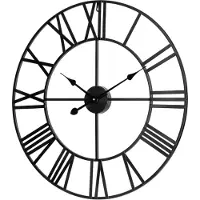 Uni-T Teesa grande horloge en aluminium horloge murale 60 cm, design élégant, TSA0039