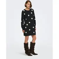 ONLY Robe 'AMY' noir / blanc