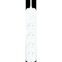 BlueBuilt Multiprise 4 Entrées 3 Mètres Blanc