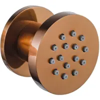 FortiFura Calvi douche latérale - 5cm - ronde - Cuivre brossé PVD (Cuivre) SW1108840