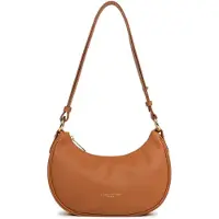 LANCASTER PARIS Sac bandoulière , modèle Zippé S, ligne Donna, couleur camel