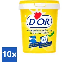 DOR 10 savons solides de nettoyage "Naturreine" – Savons solides pour le nettoyage – 1 kg – Lot économique – 10 pièces