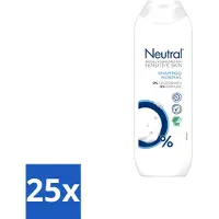Neutral 25 shampooings neutres à 0% pour cheveux normaux - 250 ml - Pack économique - 25 pièces