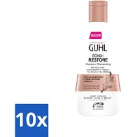 Guhl - Shampooing - Bond+ Restore - 250 ml - economy pack - 10 pièces