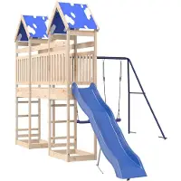 vidaXL Aire de jeux d'extérieur bois de pin massif