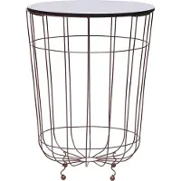 vidaXL Table basse Golden Ø 40 cm