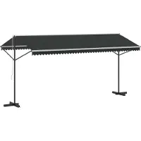 vidaXL Store autoportant 500x300 cm Anthracite