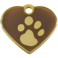 Imarc Médaille Pour Animaux Heart 2.5x2 Cm