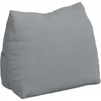 vidaXL Coussin De Dos Gris Clair 45 X 20 X 35 Cm Tissu