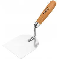 Neo Strukkateurkelle in Hufeisenform, 100 mm, Holzgriff