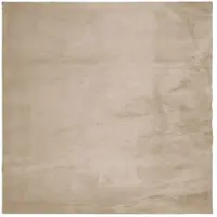 vidaXL Tapis HUARTE à poils courts doux et lavable sable 200x200 cm