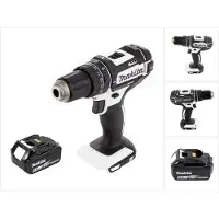 Makita Perceuse-visseuse à percussion sans fil DHP 482 G1W 18 V 62 Nm + 1 batterie 6,0 Ah - sans chargeur
