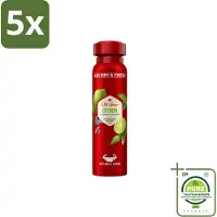 Old Spice 5 vaporisateurs déodorants Citron - 150 ml - Lot de 5 pièces