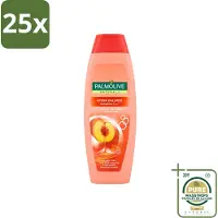Palmolive 25 x Shampoo 2-en-1 Naturals Hydra Balance, parfum pêche - 350 ml - Lot de 25 pièces