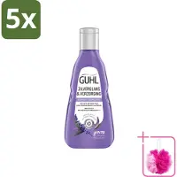 Guhl 5 flacons de shampooing Silberglanz & Pflege, 250 ml chacun, lot économique - 5 pièces