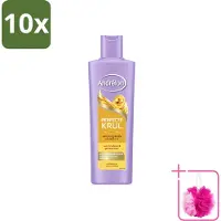 Unilever 10 flacons de shampooing Andrélon Perfecte Krul - 250 ml - Lot économique - 10 pièces