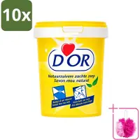 DOR 10 savons solides de nettoyage "Naturreine" – Savons solides pour le nettoyage – 1 kg – Lot économique – 10 pièces