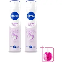Nivea 2 x Déodorant anti-transpirant Double Effet - Spray - 150 ml - Lot de 2