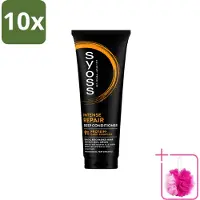 Syoss 10 flacons de revitalisant Intense Repair, 250 ml chacun, lot économique