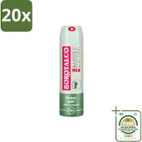 Borotalco 20 sprays déodorants Men Musk - 150 ml - Pack économique - 20 pièces