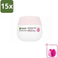 Garnier 15 crèmes de jour Botaniques SkinActive à l'eau de rose, pour les peaux sèches et sensibles, 50 ml - Pack économique - 15 pièces