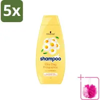 Schwarzkopf 5 flacons de shampooing "Chaque Jour" à la camomille - 400 ml - Pack économique - 5 pièces