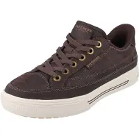 SKECHERS Slip-ins Arch Fit Arcade, baskets pour hommes, couleur marron, matière textile - Taille : 44