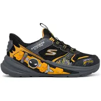 SKECHERS Baskets 'HYPER-QUEST' jaune foncé / gris / noir