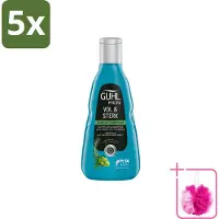 Guhl 5 flacons de shampooing Men Vol & Sterk - 250 ml - Pack économique - 5 pièces