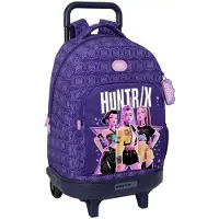 Safta Sac à Dos à Roulettes K-pop Demon Hunters Fighters Compact Evolutive 33l
