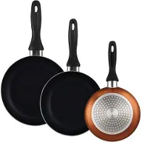 Wellhome Ensemble De Poêles 16/20/24 Cm 3 Pièces