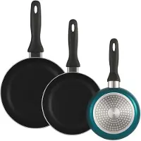 Wellhome Ensemble De Poêles 16/20/24 Cm 3 Pièces