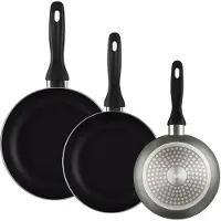 Wellhome Ensemble De Poêles 16/20/24 Cm 3 Pièces