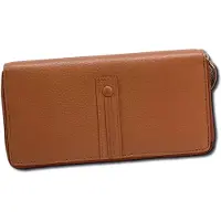 Florence Portefeuille en cuir marron Florence Damen, dimensions 10x19x2,5 cm, référence OPF105C5