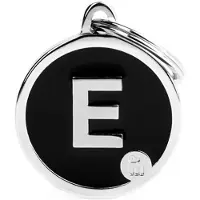 My Family Médaille Pour Animaux Letter E