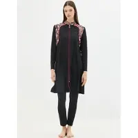 C&City Maillot de bain gris clair / rouge / noir / blanc
