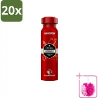 Old Spice 20 sprays déodorants Astronaut, sans aluminium, 150 ml - Pack économique - 20 pièces