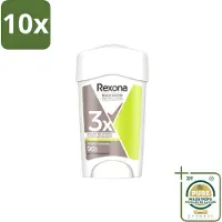 Rexona 10 déodorants roll-on Women Maximum Protection Stress Control - 45 ml - Lot de 10 pièces