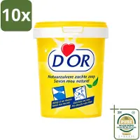 DOR 10 savons solides "D'Or Naturreine" pour le nettoyage - 1 kg - Pack économique - 10 pièces