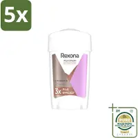 Rexona 5 x Déodorant anti-transpirant Women Maximum Protection Confidence, format stick, 45 ml - Pack de 5