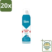 Odorex 20 sprays anti-transpirants Extra Dry Sensitive - 150 ml - Pack de 20