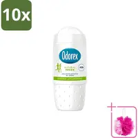 Odorex 10 déodorants roll-on , parfum naturel "Fresh", 50 ml, lot de 10