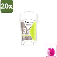Rexona 20 déodorants roll-on Women Maximum Protection Stress Control - 45 ml - Lot de 20 pièces