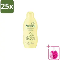Zwitsal 25 flacons de shampooing doux pour bébé , nourrissant, 200 ml, lot économique, 25 pièces