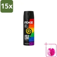 Axe 15 sprays déodorants , format 150 ml - Pack économique - 15 pièces