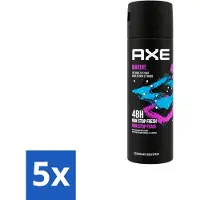 Axe 5 x Déodorant corporelle Marine, senteur Brise Marine et Sauge, 150 ml, lot avantageux - 5 pièces