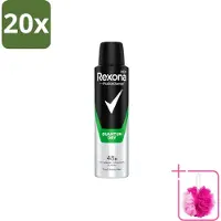 Rexona 20 sprays déodorants Men Quantum Dry - 150 ml - Lot de 20 pièces