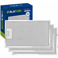 Alapure Filtre métallique adapté pour Neff 362380 / 00362380 320 x 220 mm