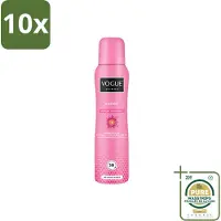 Vogue 10 déodorants Adore Parfum pour femmes - 150 ml - Lot de 10 pièces