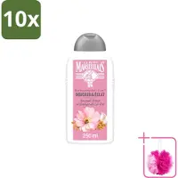 Le Petit Marseillais 10 x Shampooing , Amande Douce & Graines de Lin Biologiques - 250 ml - Pack économique - 10 pièces
